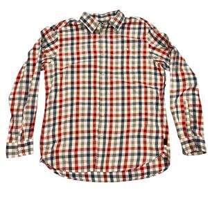 The North Face Hayden Pass Plaid Button Down Shirt Mens L Travel Pocket NF0A338X